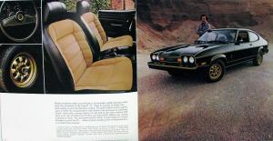 1976 Mercury Capri II European Import Sales Brochure Original Oversized