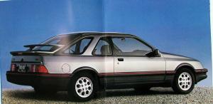 1986 Merkur XR4Ti German Import for Lincoln Mercury Oversized Sale Brochure Orig