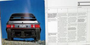 1986 Merkur XR4Ti German Import for Lincoln Mercury Oversized Sale Brochure Orig