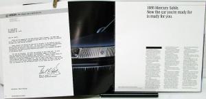 1986 Mercury Sable GS LS Sedan Wagon Oversized Sales Brochure Original