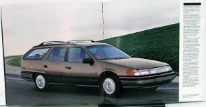 1986 Mercury Sable GS LS Sedan Wagon Oversized Sales Brochure Original