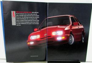 1988 Mercury Merkur XR4Ti German Import for Lincoln Mercury Sales Brochure Orig