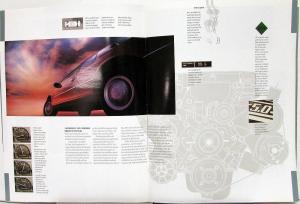 1993 Mercury Cougar XR7 Oversized Glossy Sales Brochure Original