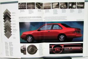 1993 Mercury Topaz 4 & 2 Door Oversized Glossy Sales Brochure Original