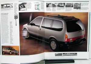 1993 Mercury Villager GS LS Mini Van Oversized Glossy Sales Brochure Original