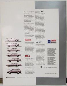 1993 Mercury Sable GS LS Sedan Wagon Oversized Glossy Sales Brochure Original