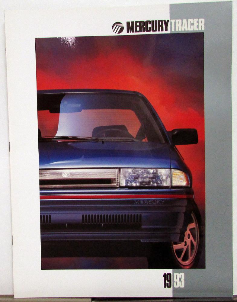 1993 Mercury Tracer Sedan Wagon LTS Oversized Glossy Sales Brochure Original