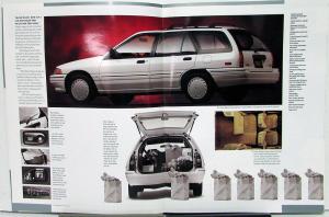 1993 Mercury Tracer Sedan Wagon LTS Oversized Glossy Sales Brochure Original
