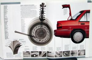 1993 Mercury Tracer Sedan Wagon LTS Oversized Glossy Sales Brochure Original