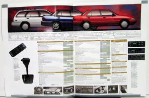 1993 Mercury Tracer Sedan Wagon LTS Oversized Glossy Sales Brochure Original