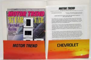 1997 Chevrolet Malibu Motor Trend Car of the Year Press Kit