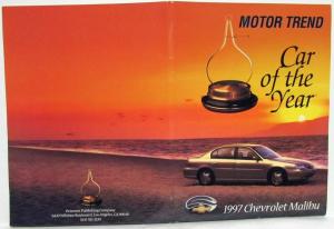 1997 Chevrolet Malibu Motor Trend Car of the Year Press Kit