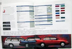 1994 Mercury Tracer Sedan Wagon LTS Oversized Glossy Sales Brochure Original