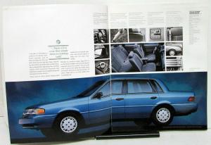 1994 Mercury Topaz 2 & 4 Door Oversized Glossy Sales Brochure Original