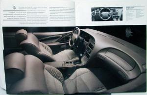 1994 Mercury Cougar XR7 Oversized Glossy Sales Brochure Original