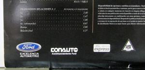 1994 Mercury Ford Grand Marquis Spanish Text Specs Options Sales Folder Original