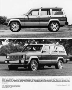 1984 Jeep Wagoneer Limited Press Photo 0016