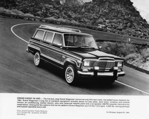 1984 Jeep Grand Wagoneer Press Photo 0019 - SJ