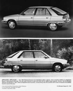 1984 Renault Encore 5-Door Hatchback Press Photo 0019