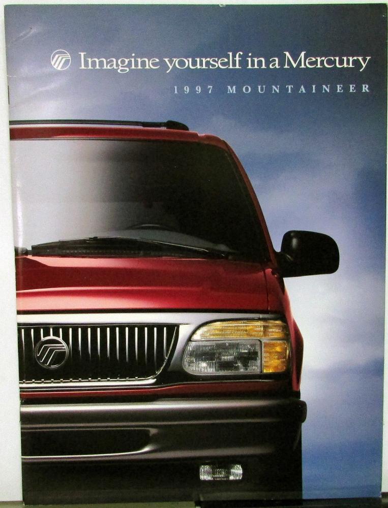 1997 Mercury Mountaineer Oversized Sales Brochure Original