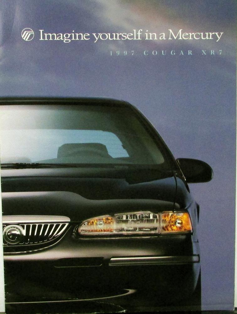 1997 Mercury Cougar XR7 Oversized Sales Brochure Original