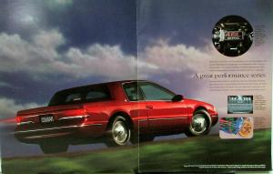 1997 Mercury Cougar XR7 Oversized Sales Brochure Original