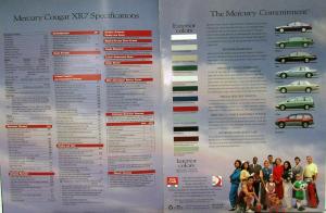 1997 Mercury Cougar XR7 Oversized Sales Brochure Original