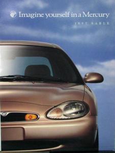 1997 Mercury Sable GS LS Sedan Wagon Oversized Sales Brochure Original