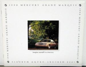 1998 Mercury Grand Marquis GS LS Sales Brochure Oversized Original