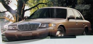 1998 Mercury Grand Marquis GS LS Sales Brochure Oversized Original