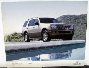 2004 Mercury Mountaineer Oversized Prestige Sales Brochure Original