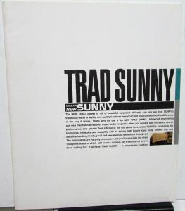 1998 Nissan Oriental Dealer Trad Sunny Japanese Text Large Sales Brochure