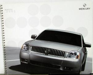 2005 Mercury Montego Luxury & Premier Packages Sprial Bound Sales Brochure Orig