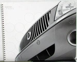 2005 Mercury Monterey Convenience Luxury Premier Sprial Bound Sale Brochure Orig