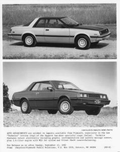 1983 Plymouth Sapporo Press Photo 0051