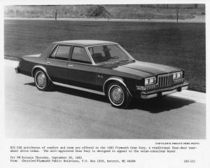 1983 Plymouth Gran Fury Press Photo 0054