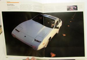1988 Nissan 300 ZX Dealer Prestige Sales Brochure Features Options Specs Large