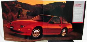 1986 Nissan 300 ZX Dealer Sales Brochure Features Options Specifications