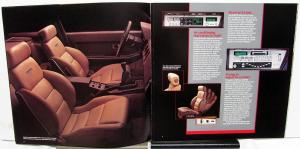 1986 Nissan 300 ZX Dealer Sales Brochure Features Options Specifications