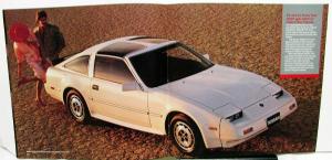 1986 Nissan 300 ZX Dealer Sales Brochure Features Options Specifications