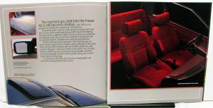1986 Nissan Pulsar NX Dealer Sales Brochure Features Options Specifications