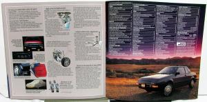 1986 Nissan Pulsar NX Dealer Sales Brochure Features Options Specifications