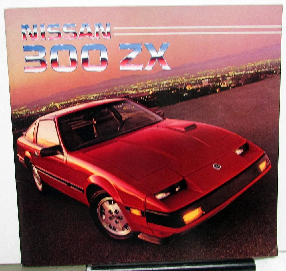 1985 Nissan 300 ZX Dealer Sales Brochure Features Options Specifications