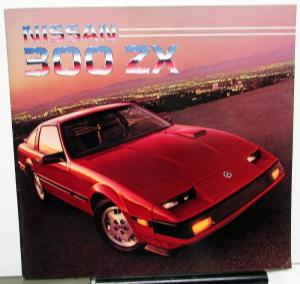 1985 Nissan 300 ZX Dealer Sales Brochure Features Options Specifications