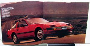 1985 Nissan 300 ZX Dealer Sales Brochure Features Options Specifications