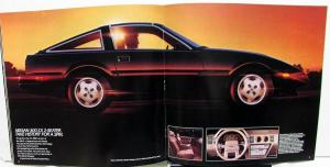 1985 Nissan 300 ZX Dealer Sales Brochure Features Options Specifications