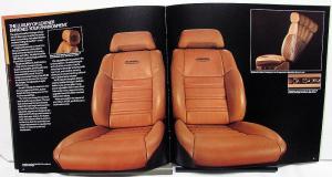 1985 Nissan 300 ZX Dealer Sales Brochure Features Options Specifications