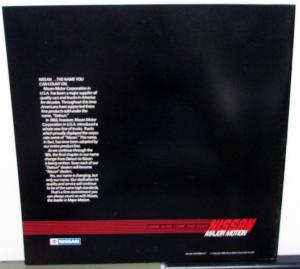 1985 Nissan 300 ZX Dealer Sales Brochure Features Options Specifications