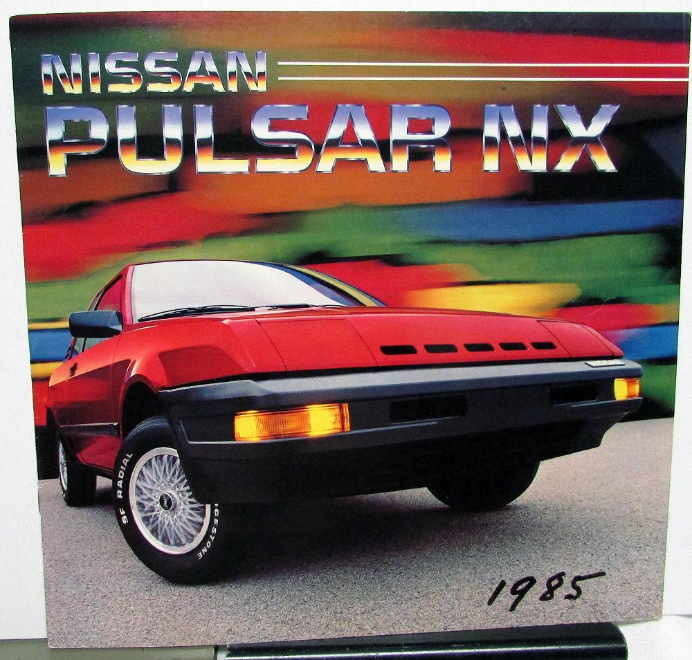 1985 Nissan Pulsar NX Dealer Sales Brochure Features Options Specifications