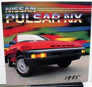 1985 Nissan Pulsar NX Dealer Sales Brochure Features Options Specifications